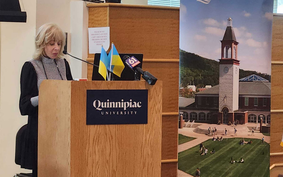 „Un an de război în Ucraina” – o discuție la Universitatea Quinnipiac despre situația geopolitică actuală