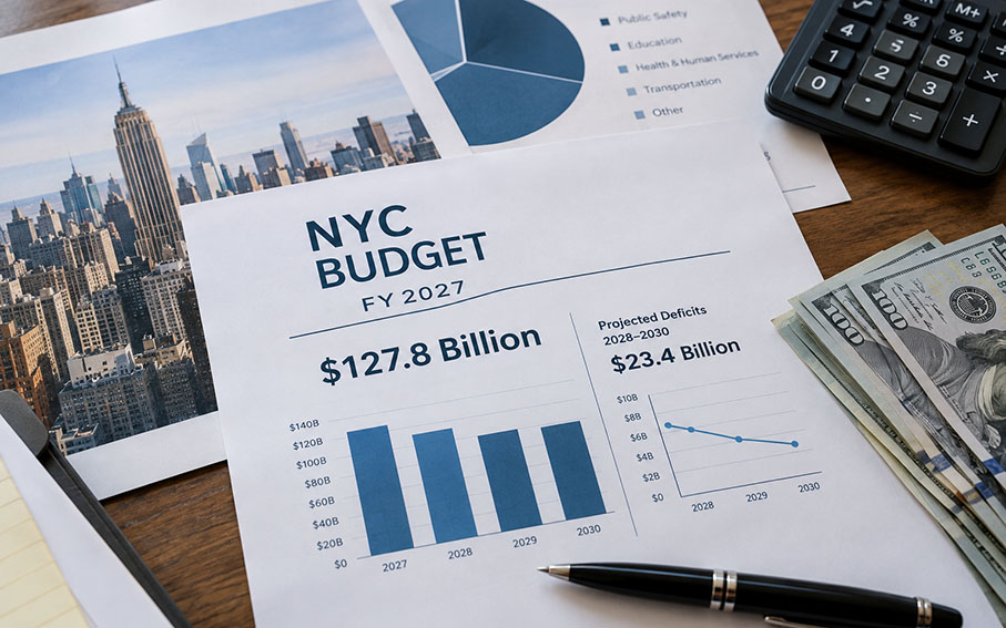 Budżet NYC: $127.8 mld