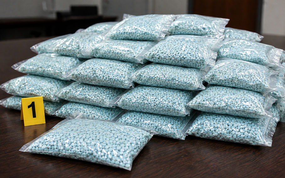 Ćwierć miliona tabletek z fentanylem