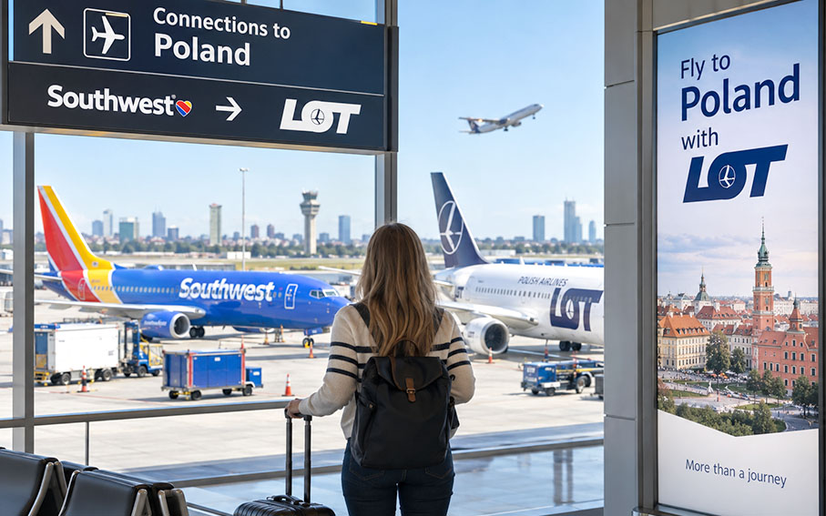 LOT rozwija współpracę z lokalnymi liniami lotniczymi w USA