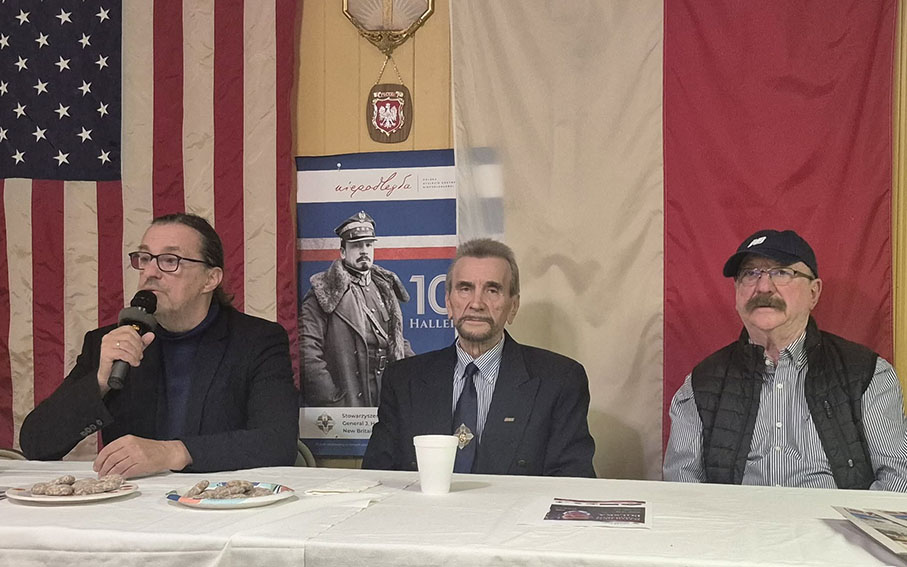 Witold Gadowski spotkał się z Polonią w New Britain