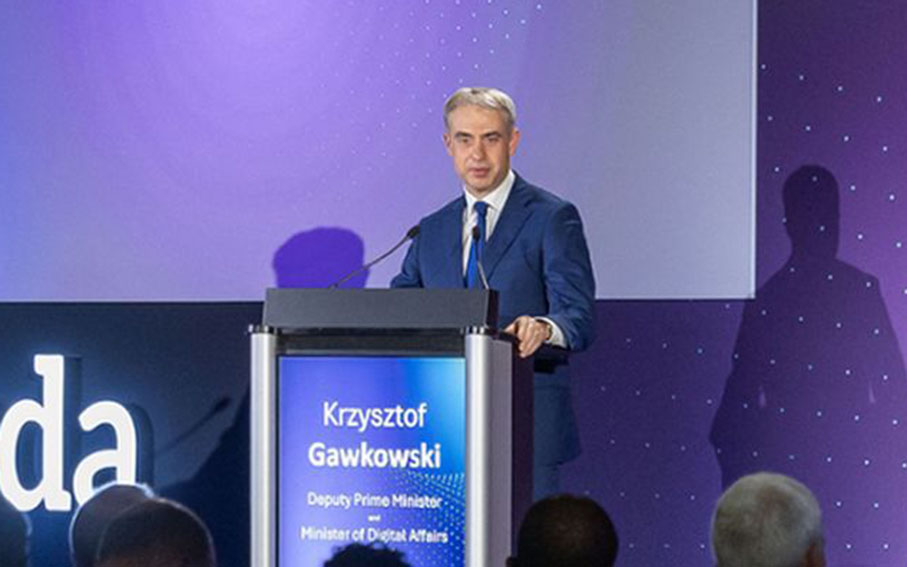 Minister Krzysztof Gawkowski na szczycie w Genewie