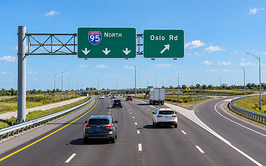 Nowy zjazd z I-95